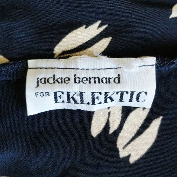 Vintage Jackie Bernard Black Dress - Picture 5 of 6
